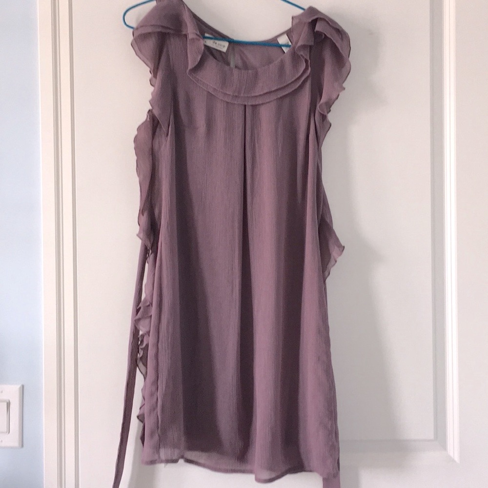Flutter-sleeve dress
